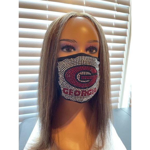 University of Georgia Bulldogs Bling Face Mask - Picture 5 of 10